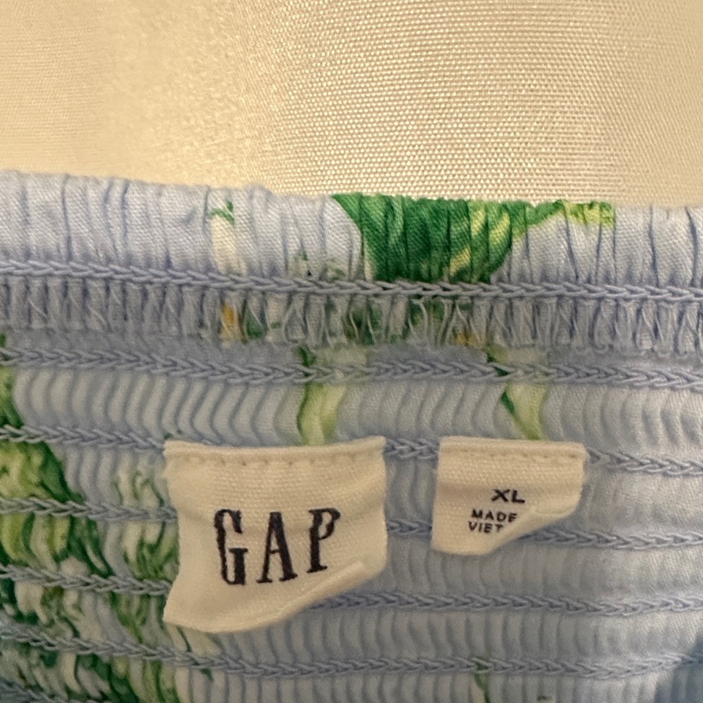 GAP Lemon Patterned Maxi Dress - Blue and Yellow - Picture 2 of 3